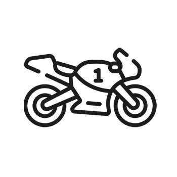آیکون موتورسیکلت مسابقه ای