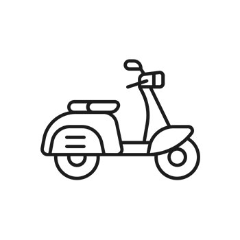 آیکون موتورسیکلت اسکوتری